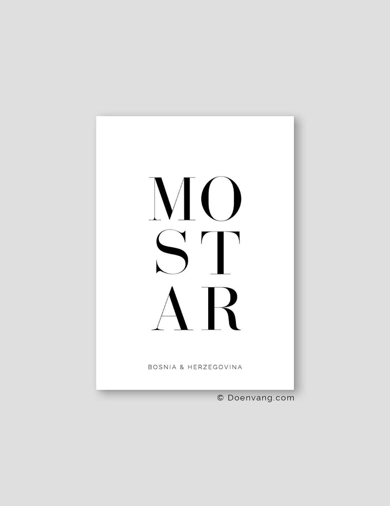 Mostar Text - Doenvang