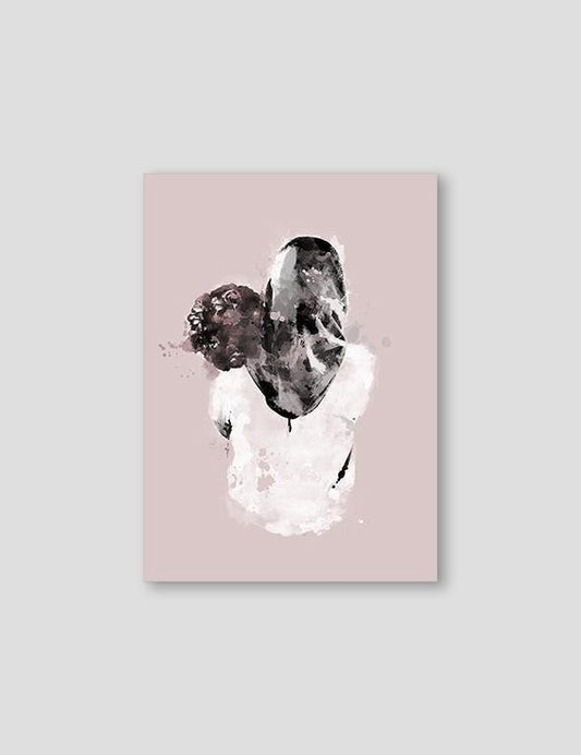 Muslimah Abstract, Pink - Doenvang