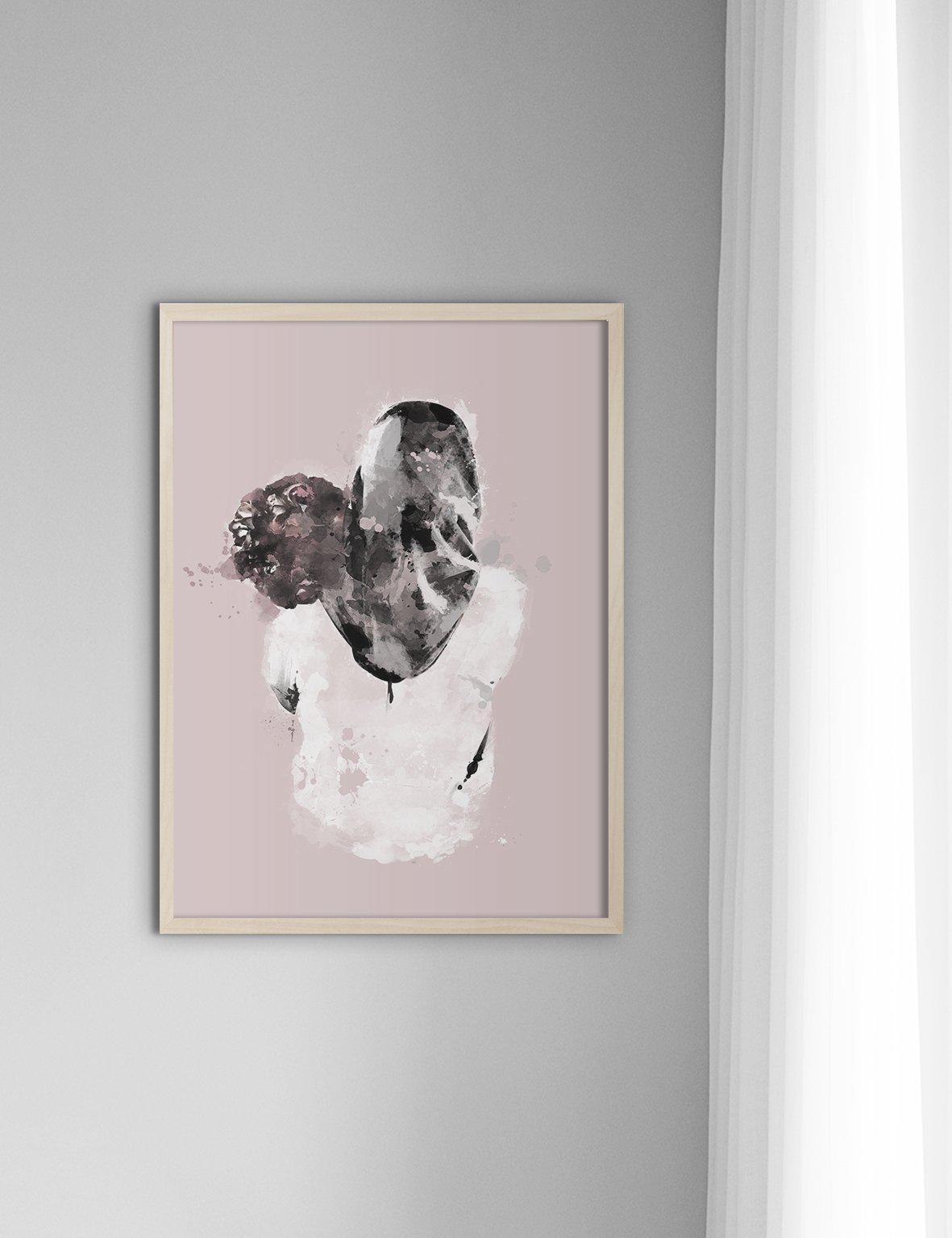 Muslimah Abstract, Pink - Doenvang