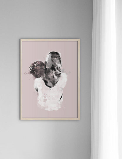 Muslimah Abstract, Pink - Doenvang