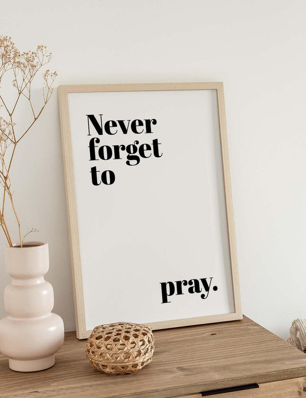 Never Forget | Text Poster - Doenvang