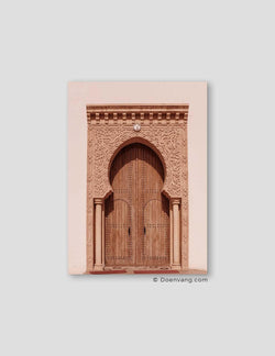 Pink Wall Light Wood Door | Morocco 2021 - Doenvang