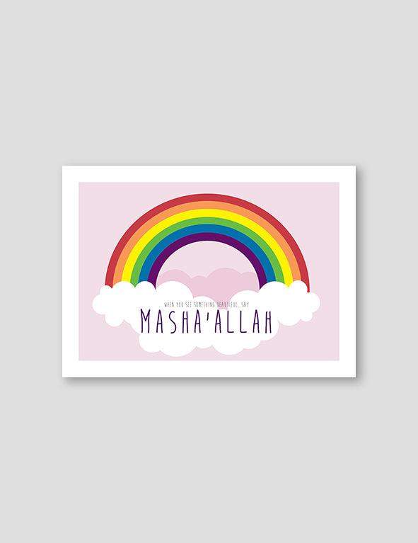 Rainbow MashaAllah Pink - Doenvang
