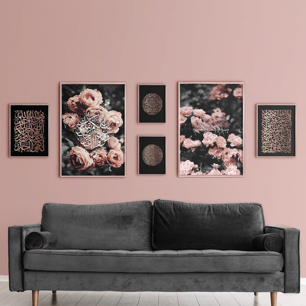 Rose Combination, 2pc Posters and 4pc Rose Foil Prints - Doenvang