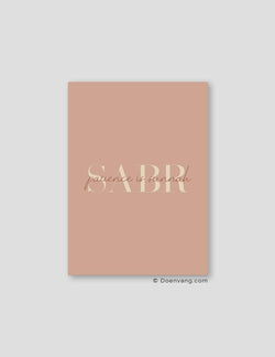 Sabr Patience is Sunnah Dusty Colors - Doenvang