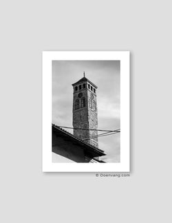 Sarajevo Clock Tower, Black and White | Bosnia 2021 - Doenvang