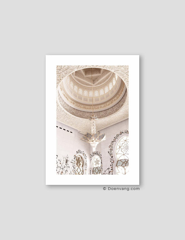 Sheikh Zayed Mosque Chandelier 02, Abu Dhabi 2020 - Doenvang