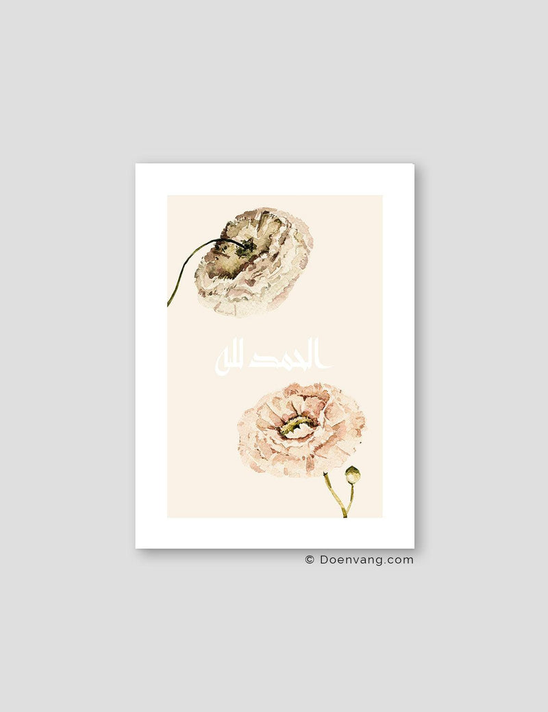 Vintage Flowers Alhamdulillah - Doenvang