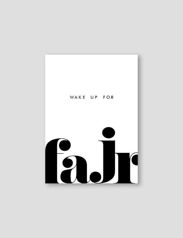 Wake Up For Fajr, Black and White - Doenvang